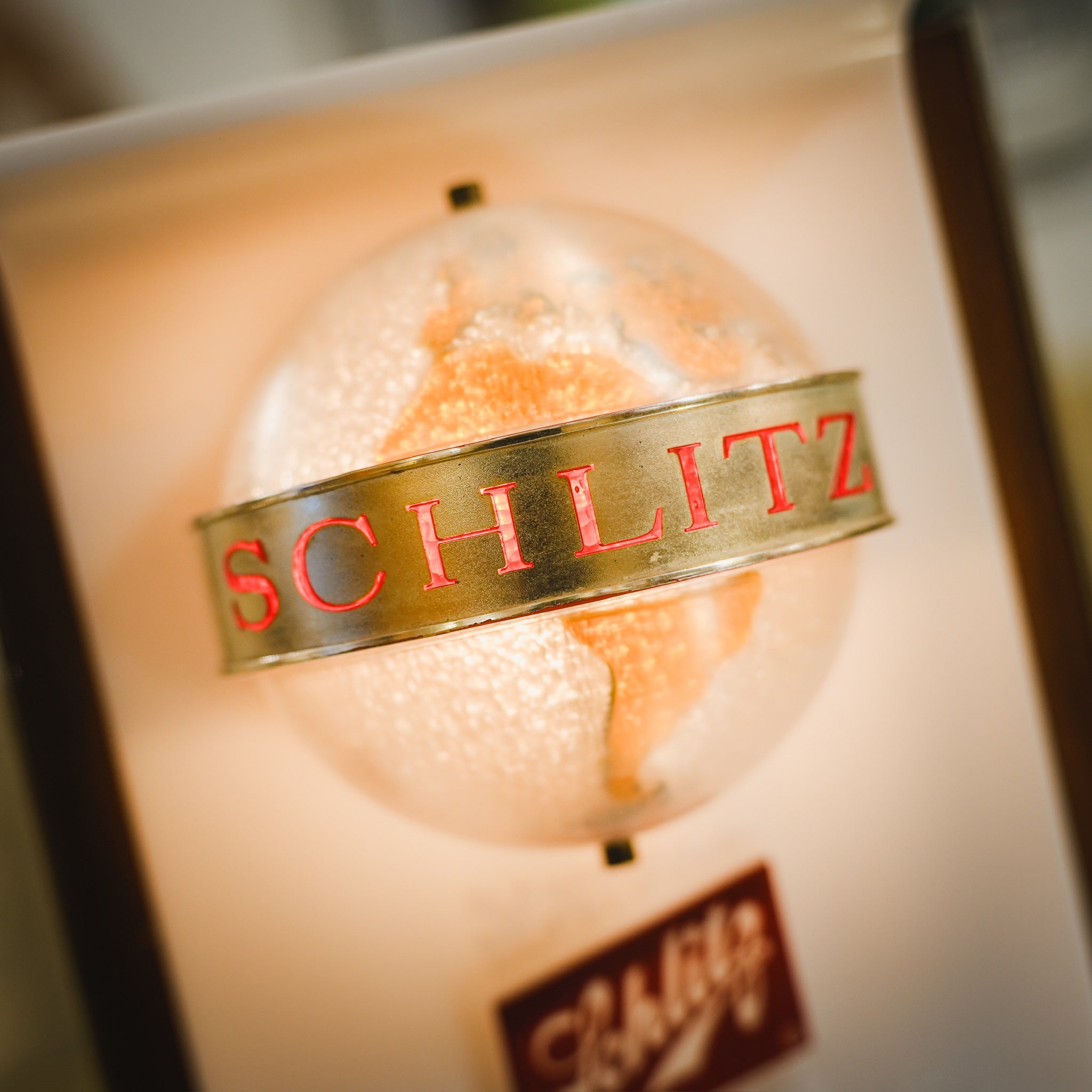 Vintage Schlitz Rotating Lighted Beer Sign | The Nest