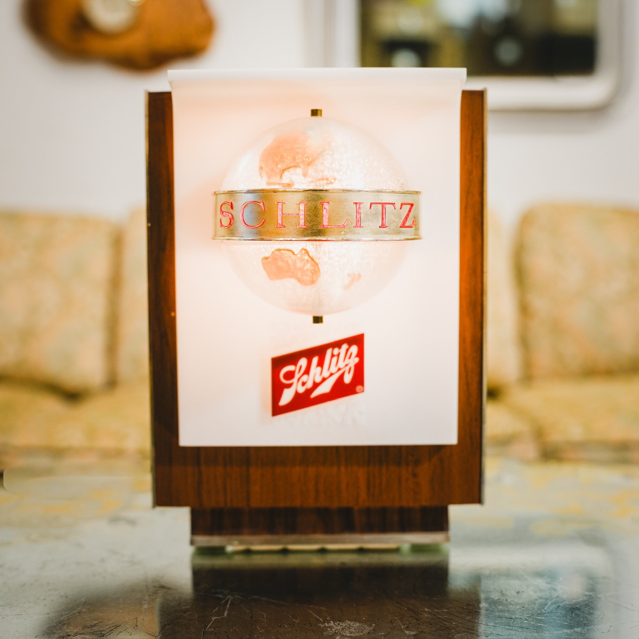 Vintage Schlitz Rotating Lighted Beer Sign | The Nest