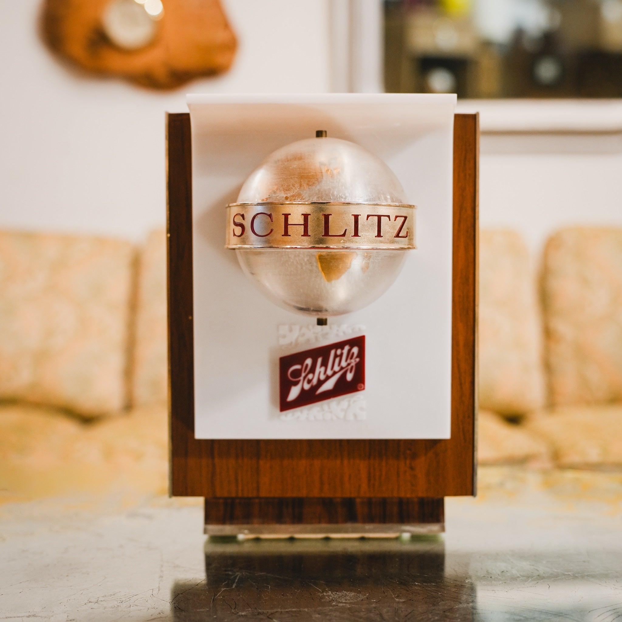 Vintage Schlitz Rotating Lighted Beer Sign | The Nest