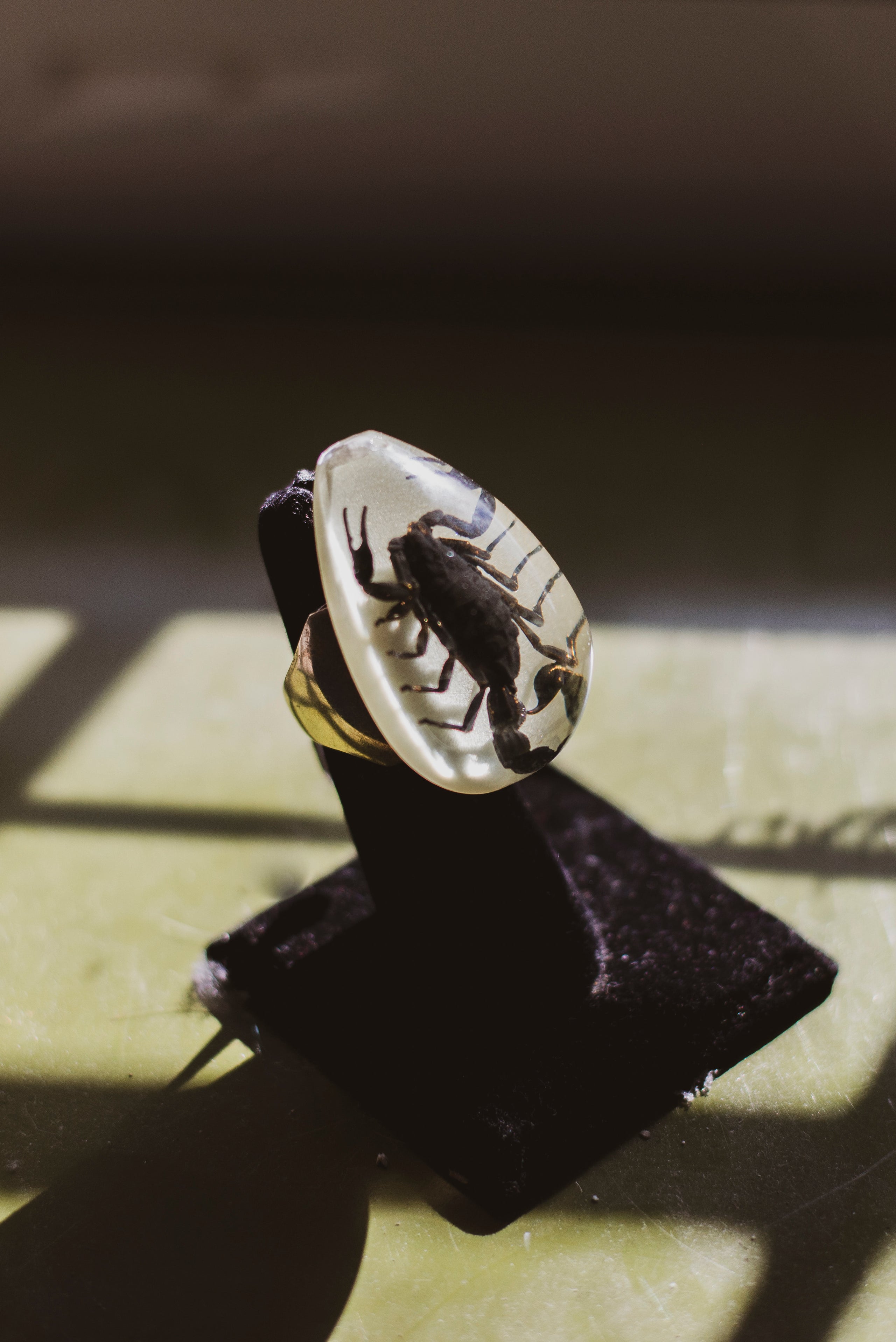 Sterling silver scorpion ring discount
