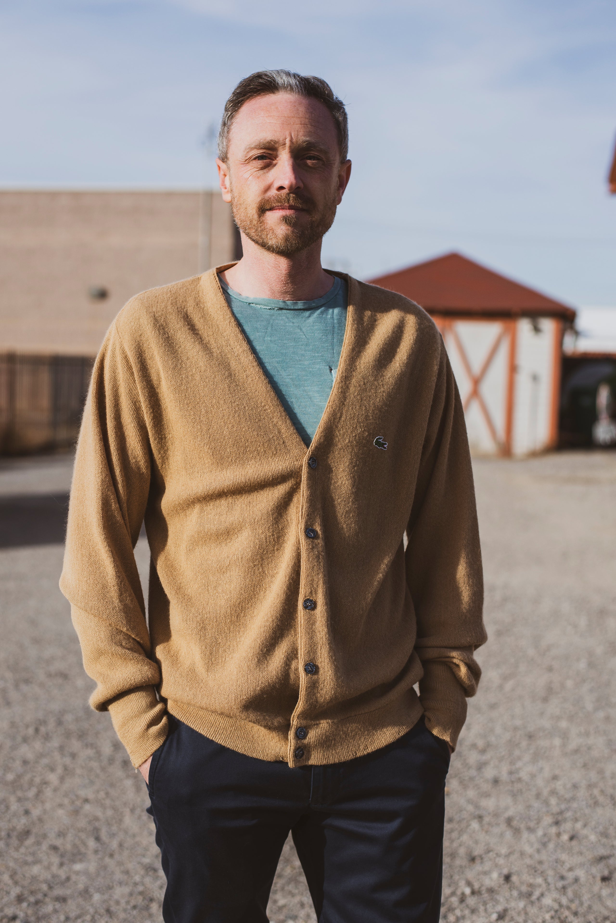 Vintage izod lacoste cardigan cheap