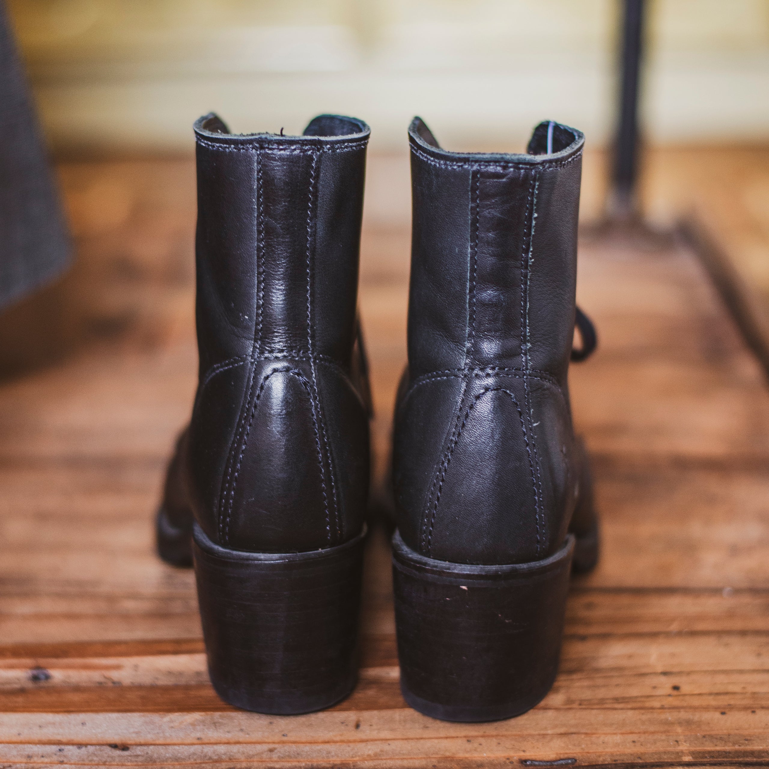 Frye heeled boots top